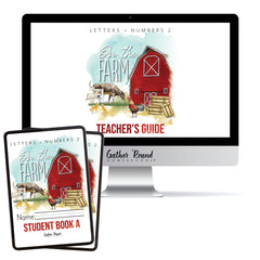 Letters + Numbers 2 On The Farm Digital Complete Bundle Teacher's Guide,  Student Book A Student Book B