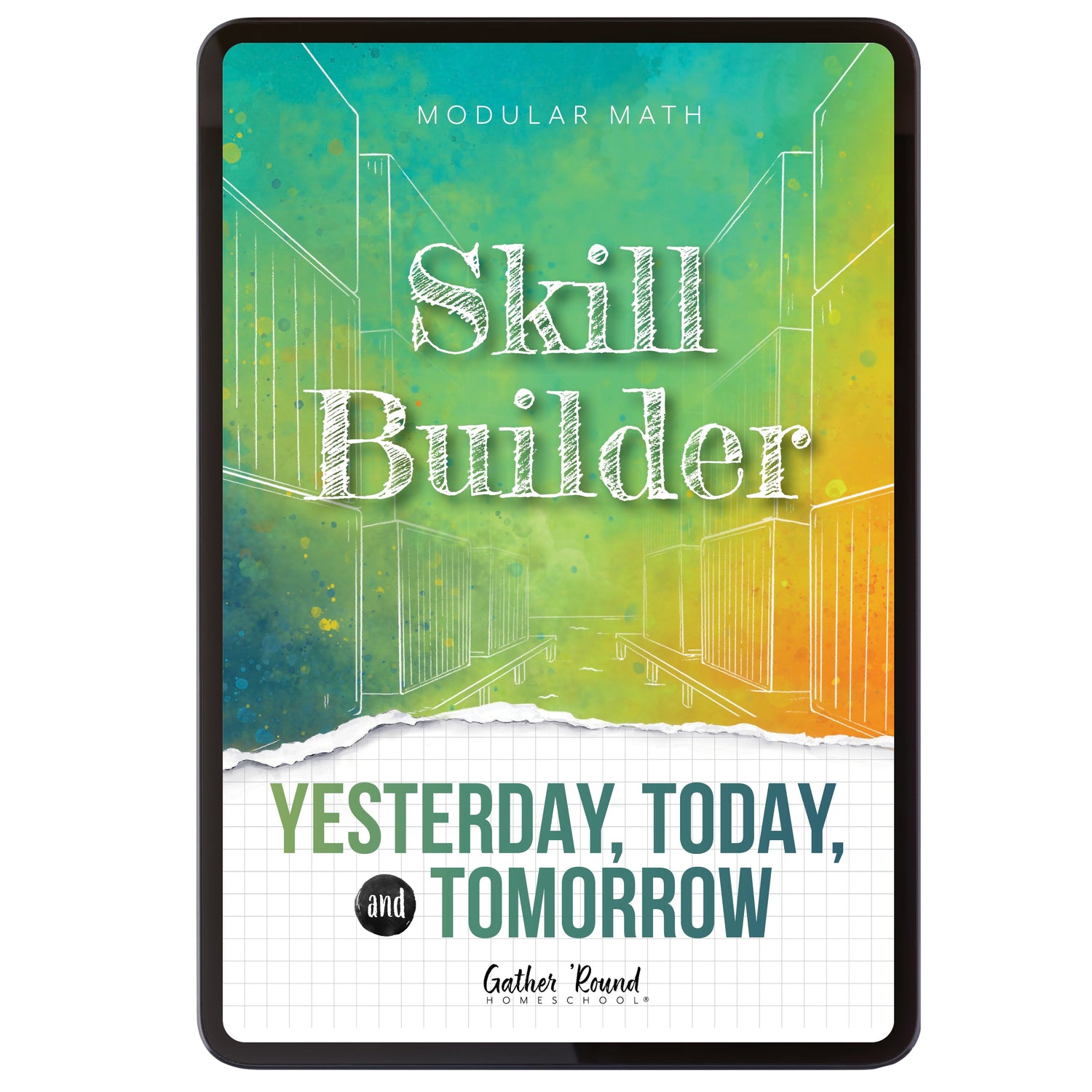 Measurement Foundations modular math homeschool digital skill builder yesterday, today, tomorrow