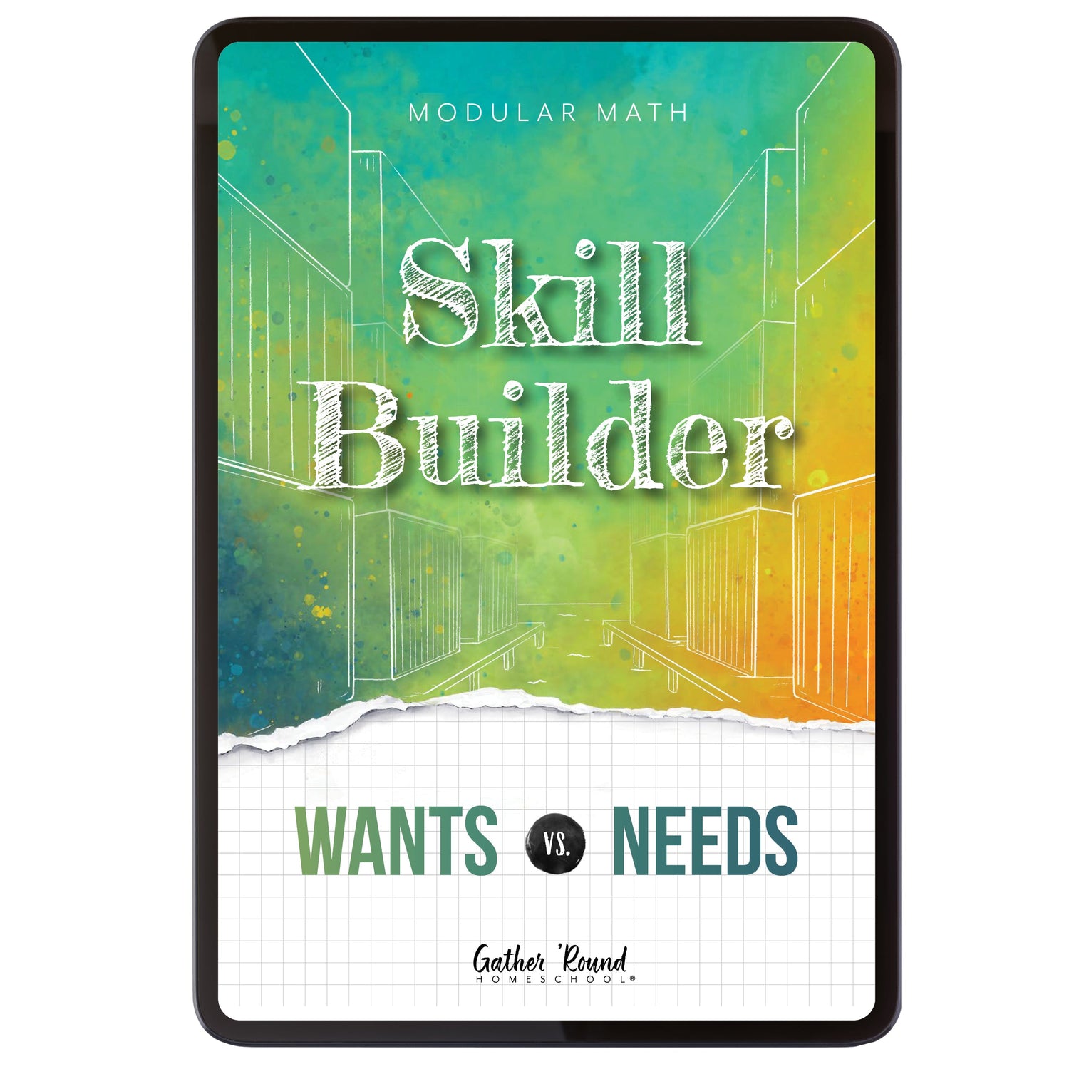 Money Modular Math Foundations digital skill builder wants vs needs