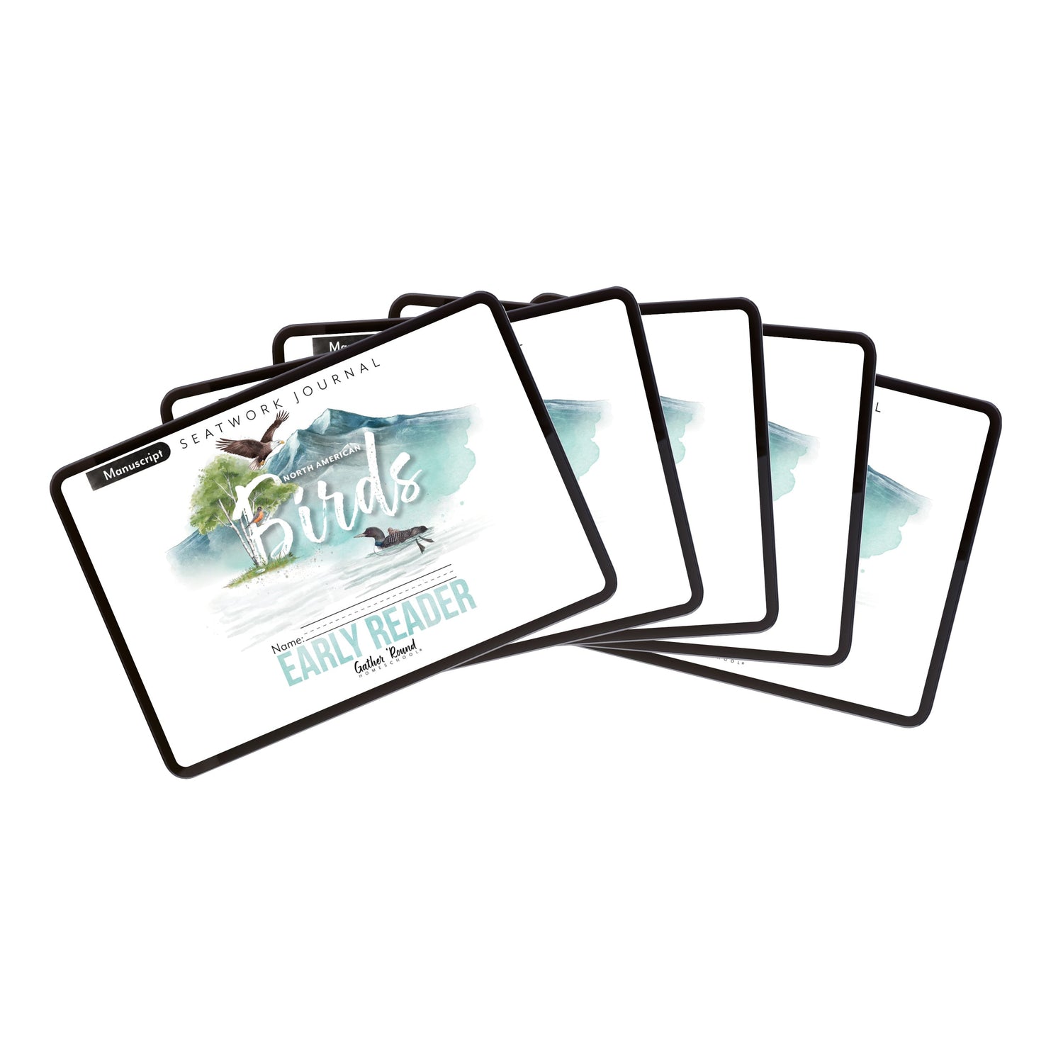 North American Birds part two homeschool unit study digital student seatwork journal in manuscript all level bundle