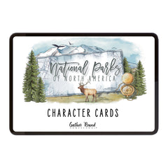 National Parks of North America Character Cards digital