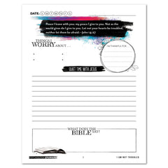 Psychology homeschool unit study digital daily journal i am not troubled worksheet