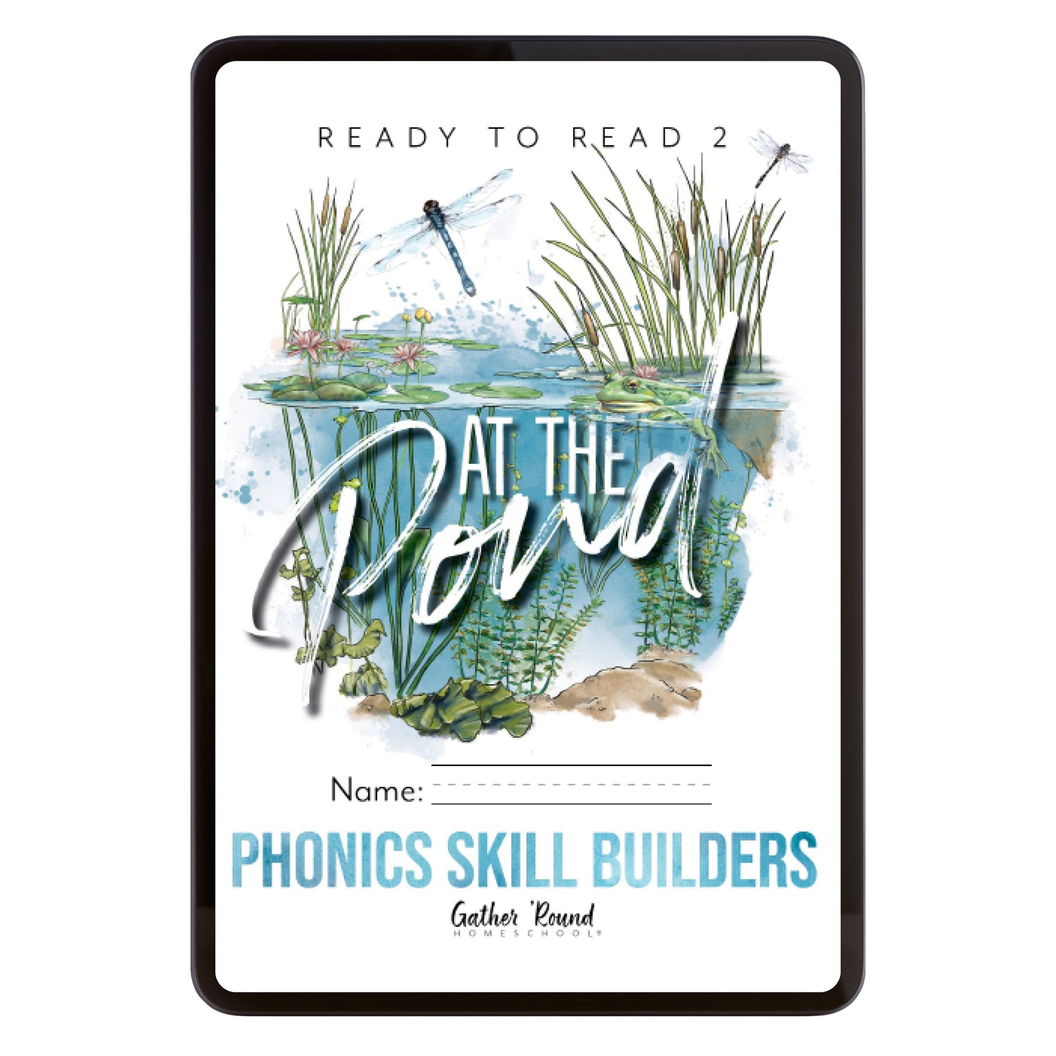 Ready to Read 2 At The Pond Homeschool Unit Study Digital Phonics Skill Builders