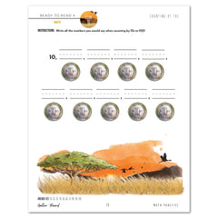 Ready to Read 4 On The Savannah Homeschool Unit Study Digital Math Study Lesson 11 Counting to 100 by 10's