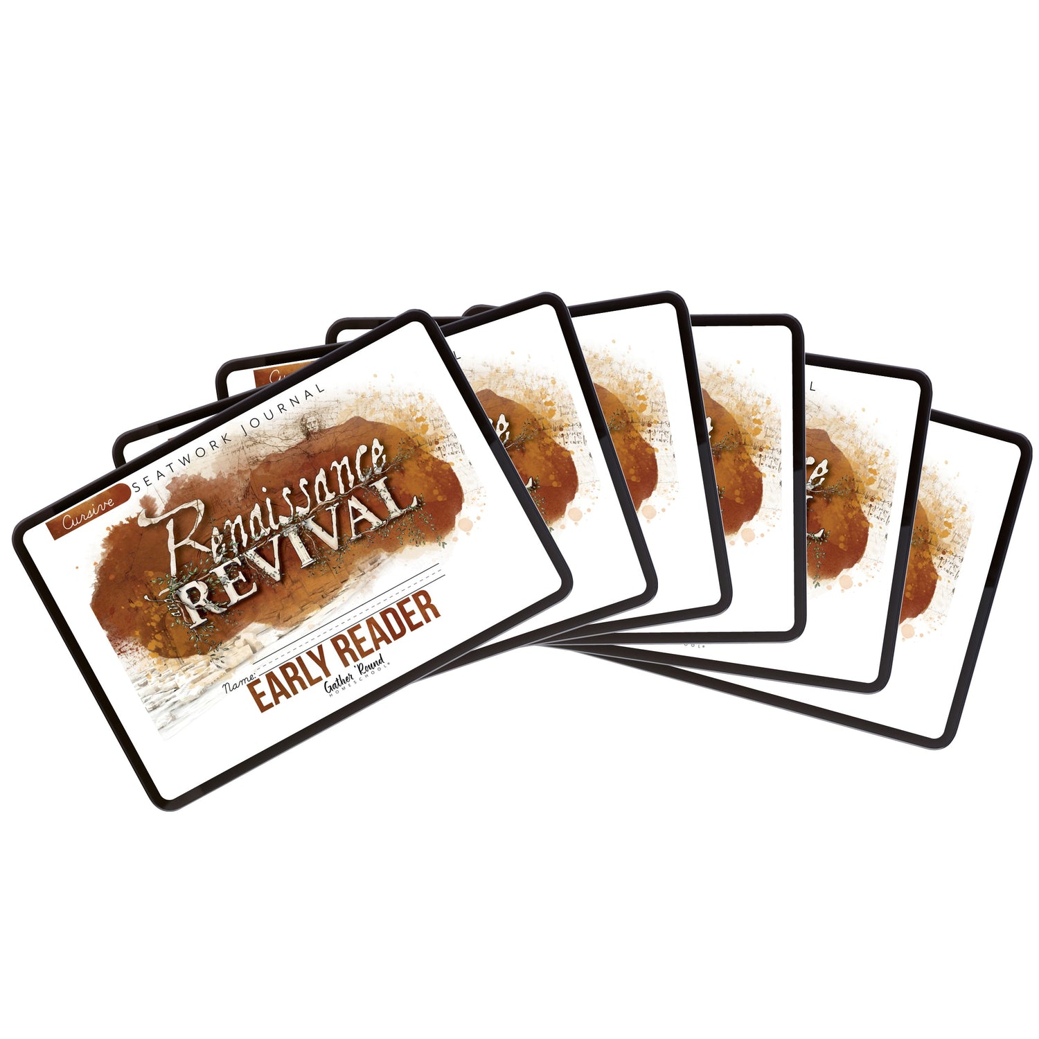 Renaissance and Revival Homeschool Unit Study Digital Seatwork Journal Cursive Bundle