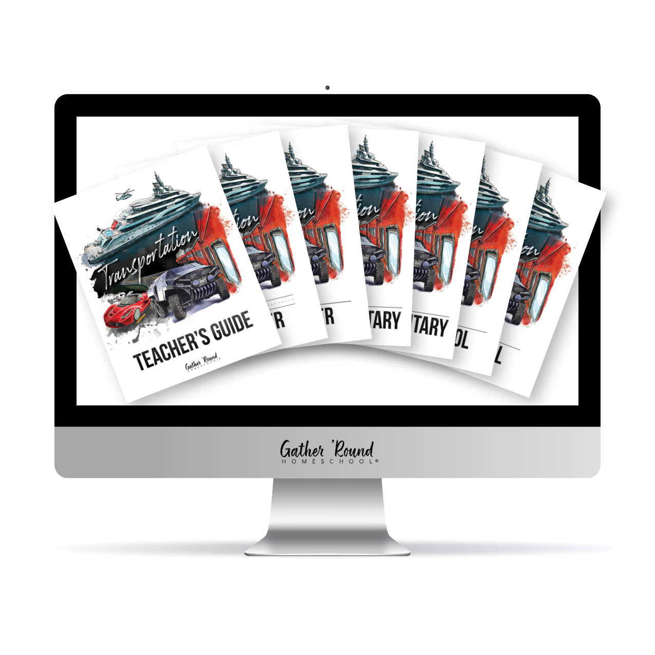 Transportation Homeschool Unit Study Digital Complete Family Bundle 