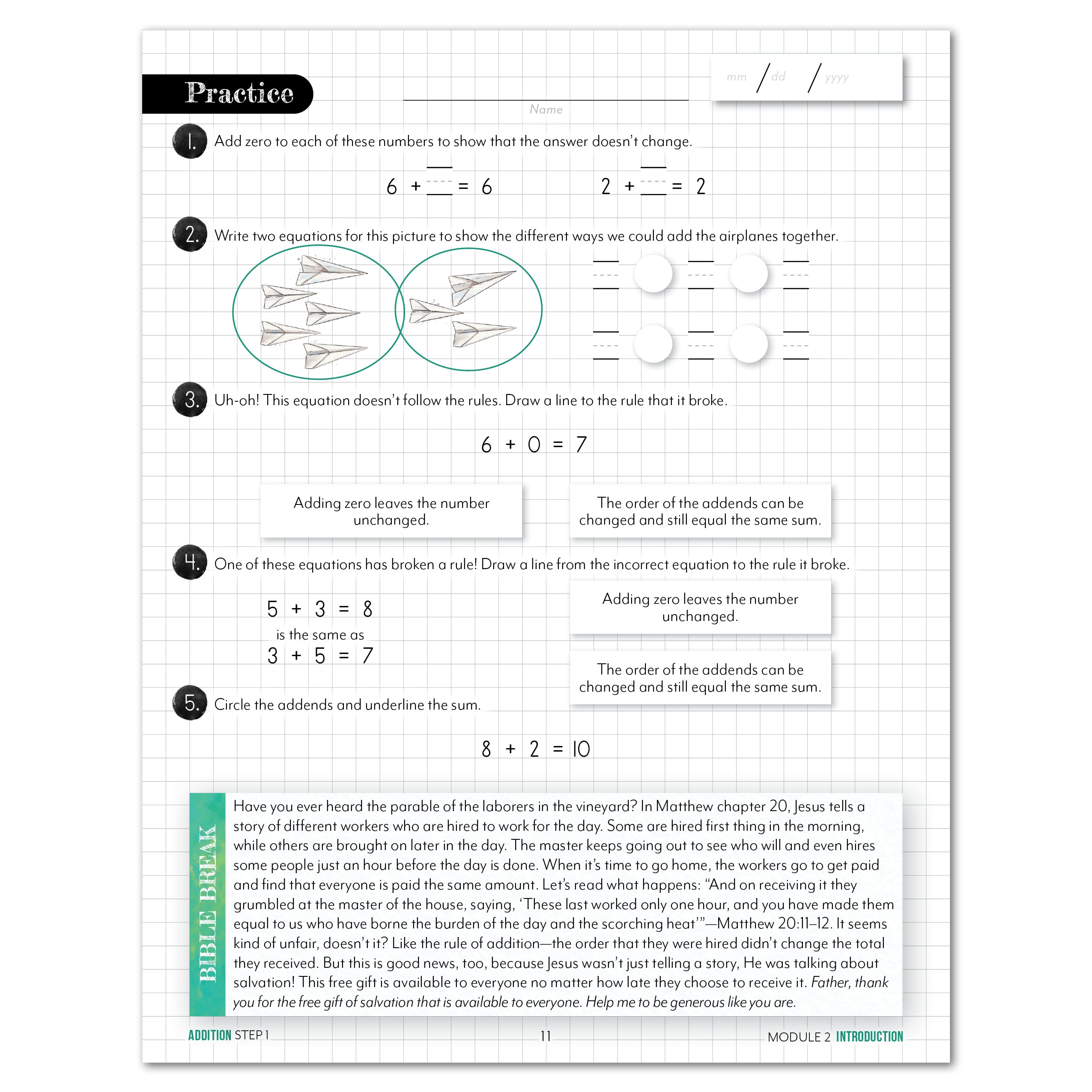 Modular Math: Addition (Digital) – Gather 'Round Homeschool