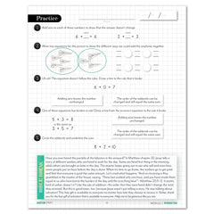 Modular Math Addition Step 1 Printed Practice Page Homeschool Unit
