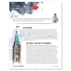 Canadian Government Homeschool Unit Study Digital Teacher's Guide Daily Lesson 1 Part 1