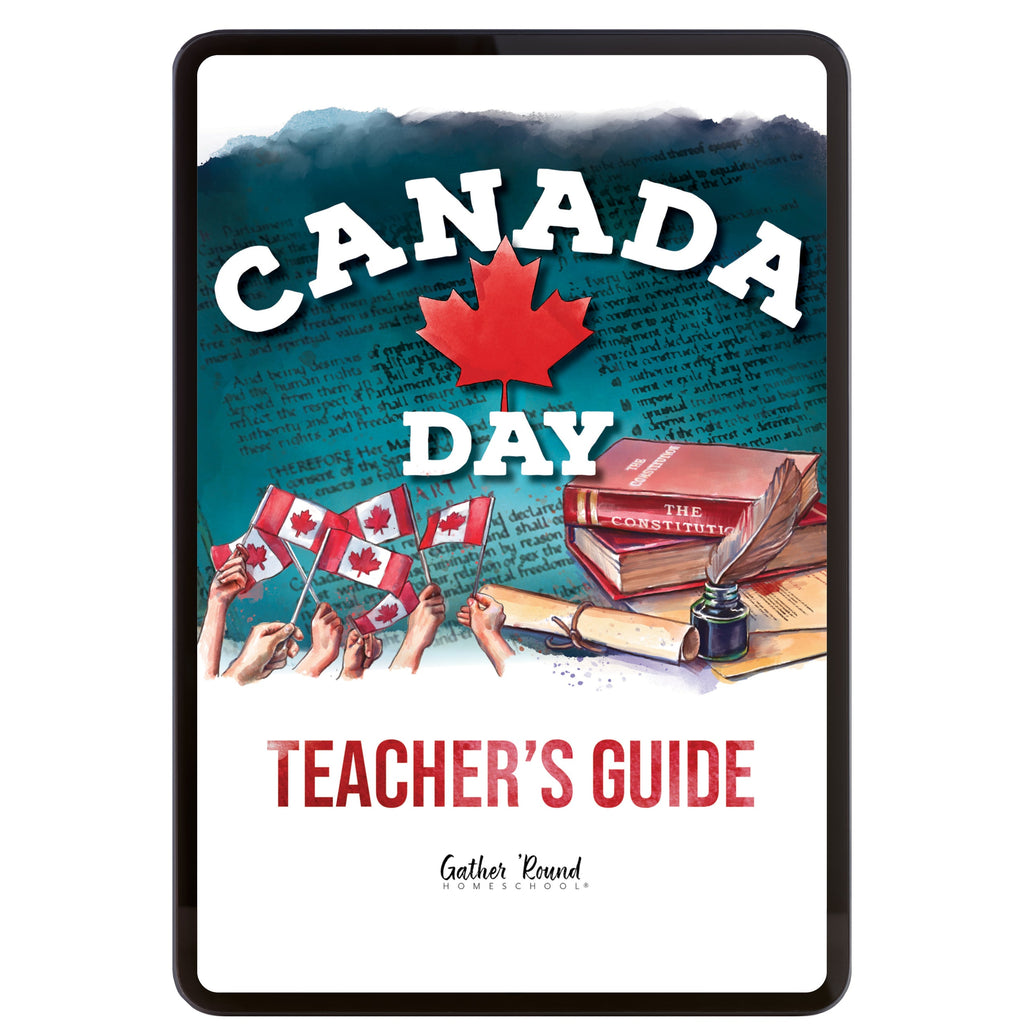 Canada Day Homeschool Unit Study Digital Teacher's Guide 