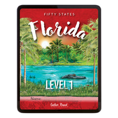 Florida Fifty States Homeschool Unit Study Digital Student Book Level 1 Cover