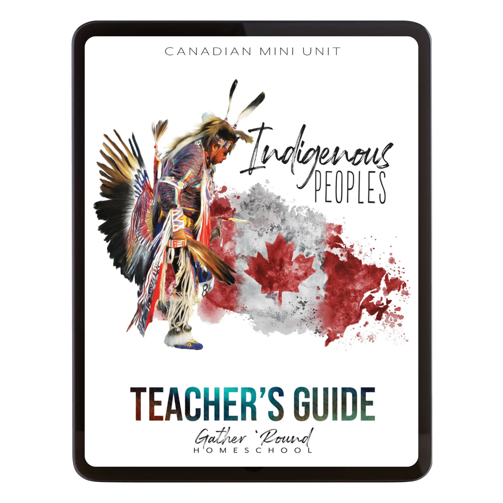 Indigenous Peoples homeschool unit study digital teacher's guide