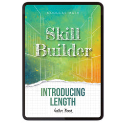 Measurement Step 1 modular math homeschool digital skill builder introducing length