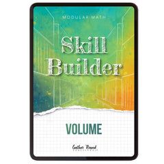 Measurement Step 1 modular math homeschool digital skill builder volume