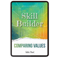 Money Modular Math step 1 digital skill builder comparving values