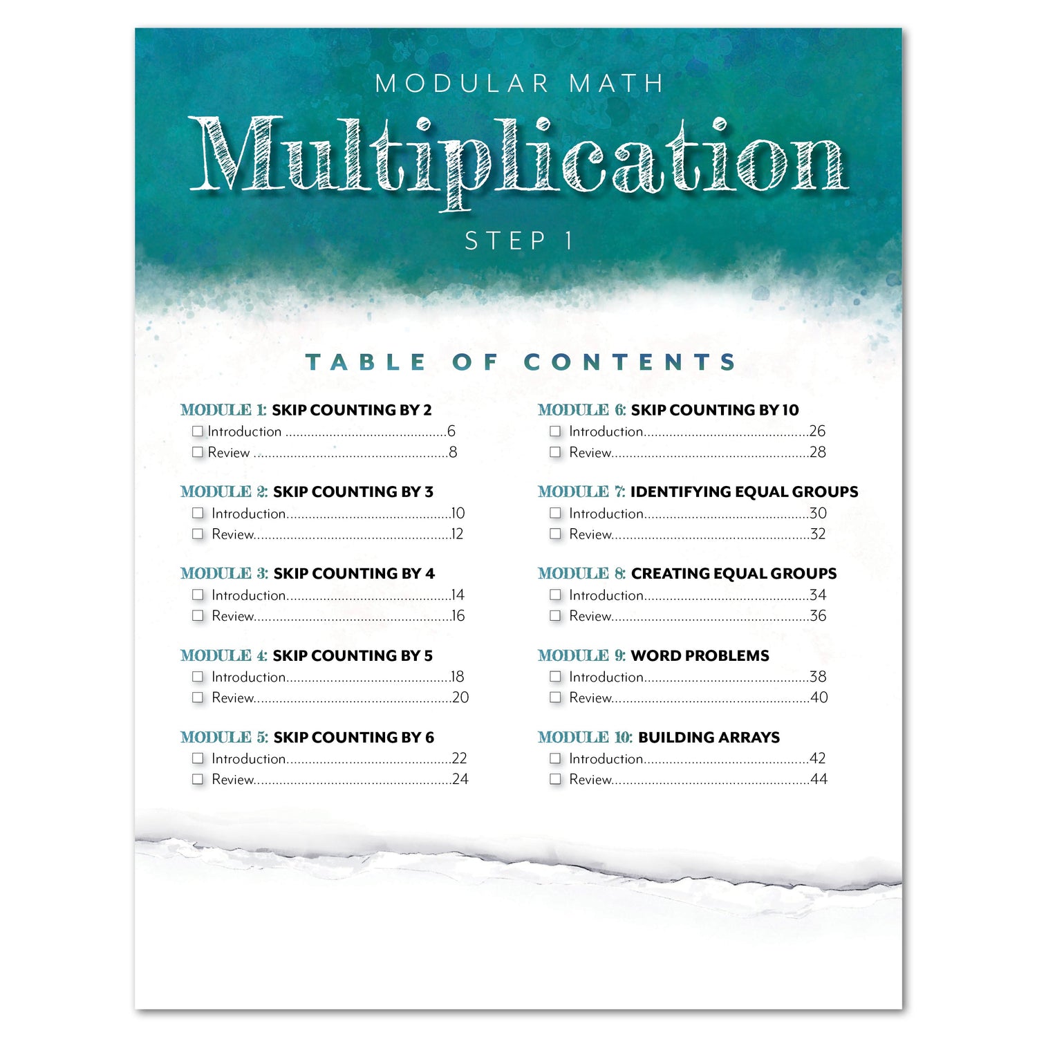 Modular Math: Multiplication (Digital)