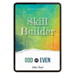 Number Sense Modular Math Step 1 digital skill builder odd and even