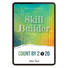 Number Sense Modular Math Step 1 digital skill builder count by 2 to 20