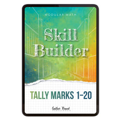 Number Sense Modular Math Step 1 digital skill builder tally marks 1-20