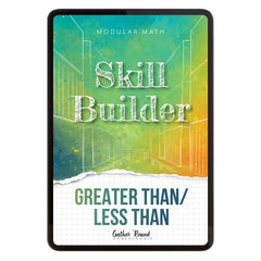 Number Sense Modular Math Step 1 digital skill builder greater than/less than
