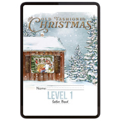 Old Fashioned Christmas Homeschool Unit Study Digital Download Level 1 Student Book 