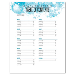 Ready to Read 3 At Ice + Snow Homeschool Unit Study Digital Teacher's Guide Table of Contents