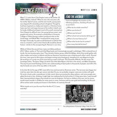 Science Fiction homeschool mini unit novel study digital lesson 1 part 3