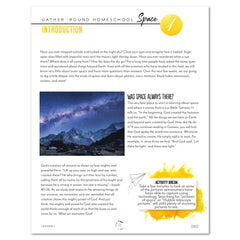 Space homeschool unit study digital Teacher's Guide was space always there