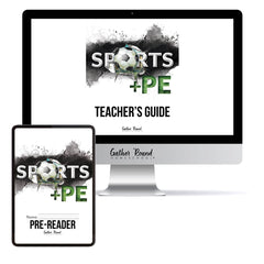 Sports + PE homeschool unit study digital student workbook Pre-Reader with Teacher's Guide bundle