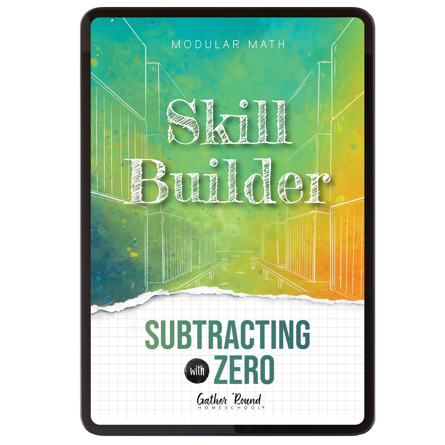 Subtraction Modular Math Step 1 digital skill builder subtracting with zero
