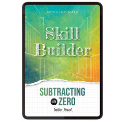 Subtraction Modular Math Step 1 digital skill builder subtracting with zero