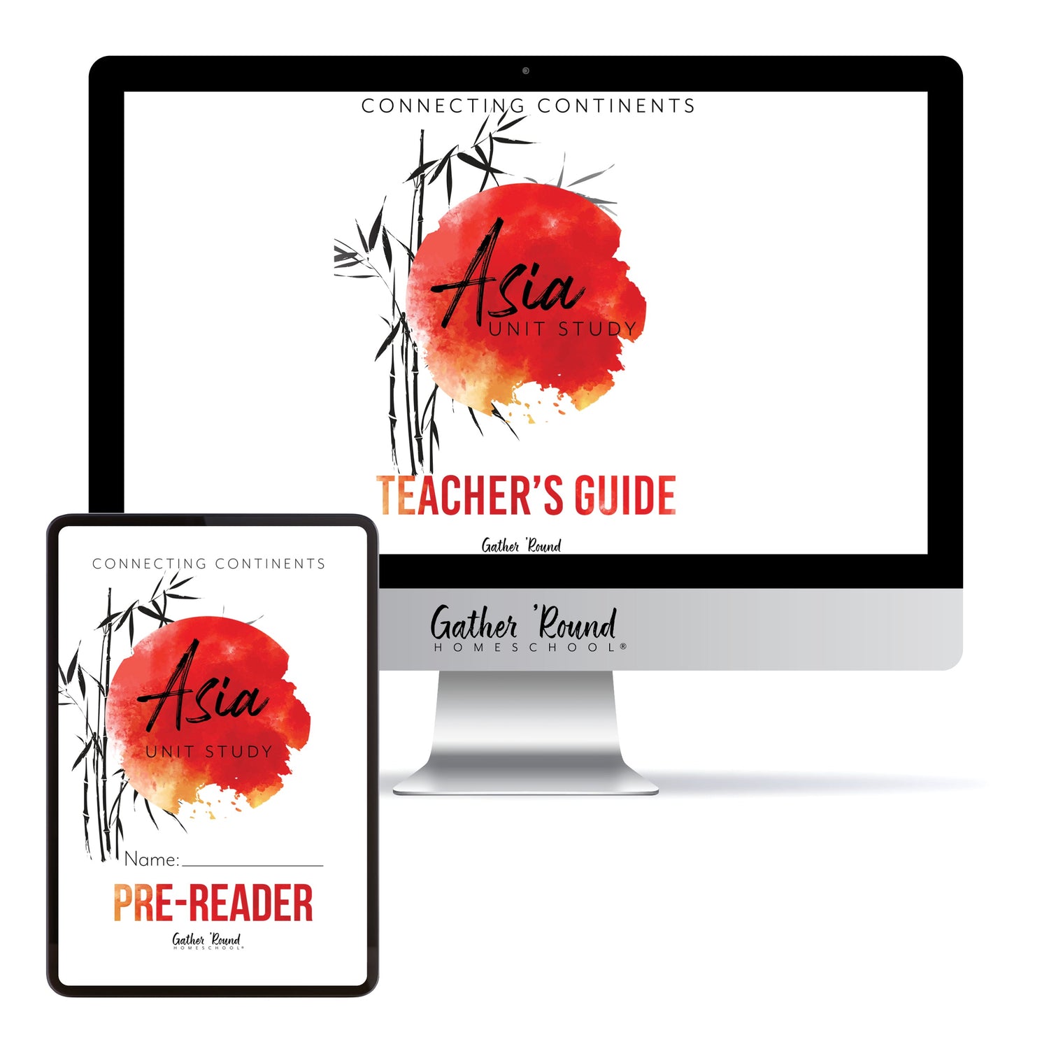 Asia Homeschool Unit Study Digital Bundle Teacher's Guide and Pre-Reader