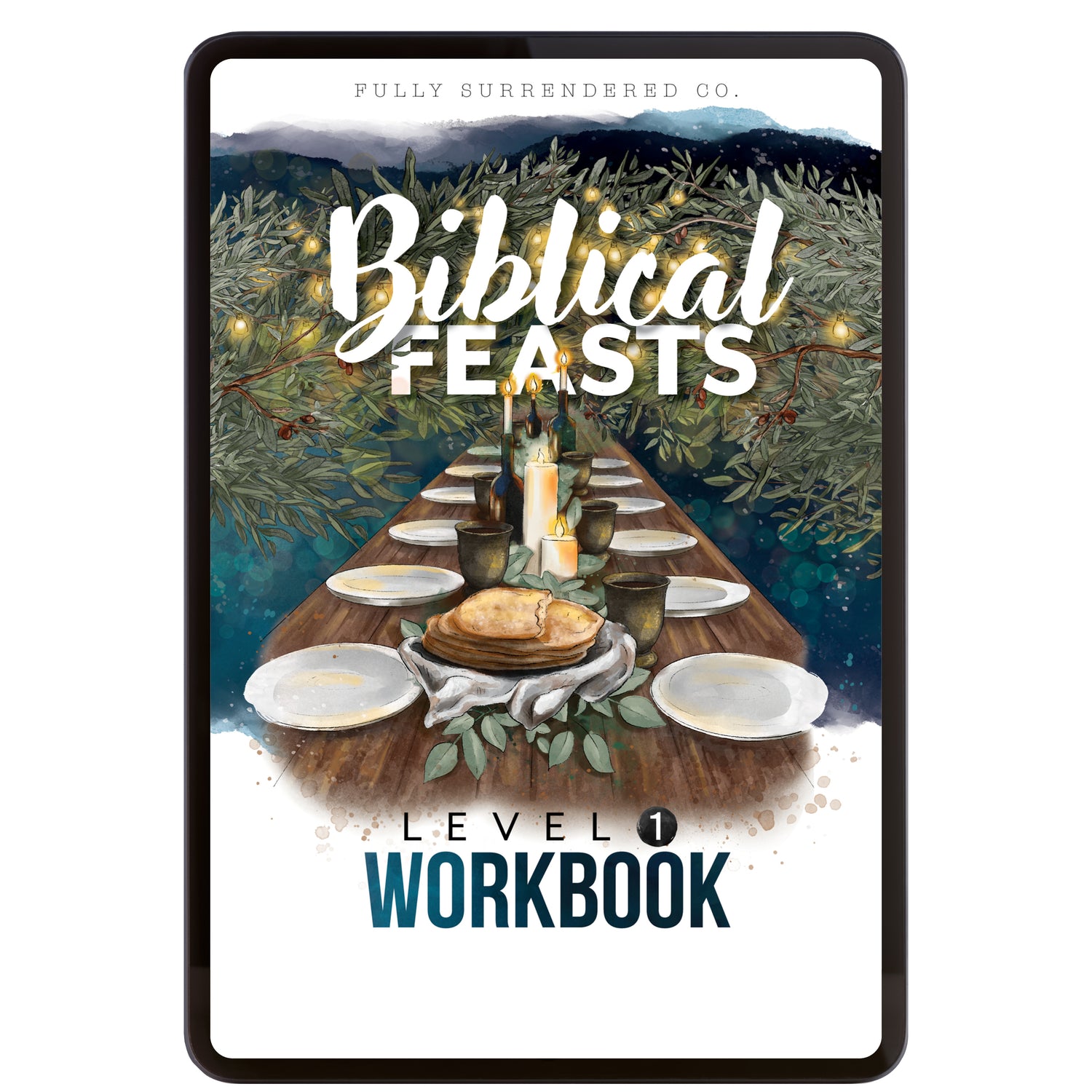 Biblical Feasts Homeschool Study Unit Digital Level 1 Student Workbook