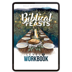 Biblical Feasts Homeschool Study Unit Digital Level 1 Student Workbook