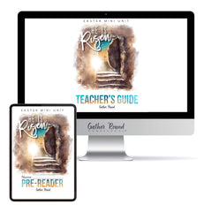 Easter - He is Risen Homeschool Unit Study Digital Bundle Teacher's Guide and Pre-Reader Student Book