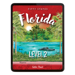 Florida Fifty States Homeschool Unit Study Digital Student Book Level 2 Cover