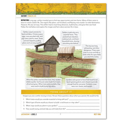 Iowa Fifty States Homeschool Unit Study Digital Student Book Level 2 Lesson 1 Page