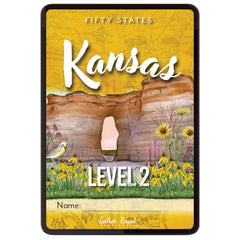 Kansas Fifty States Homeschool Unit Study Digital Student Book Level 2 Cover