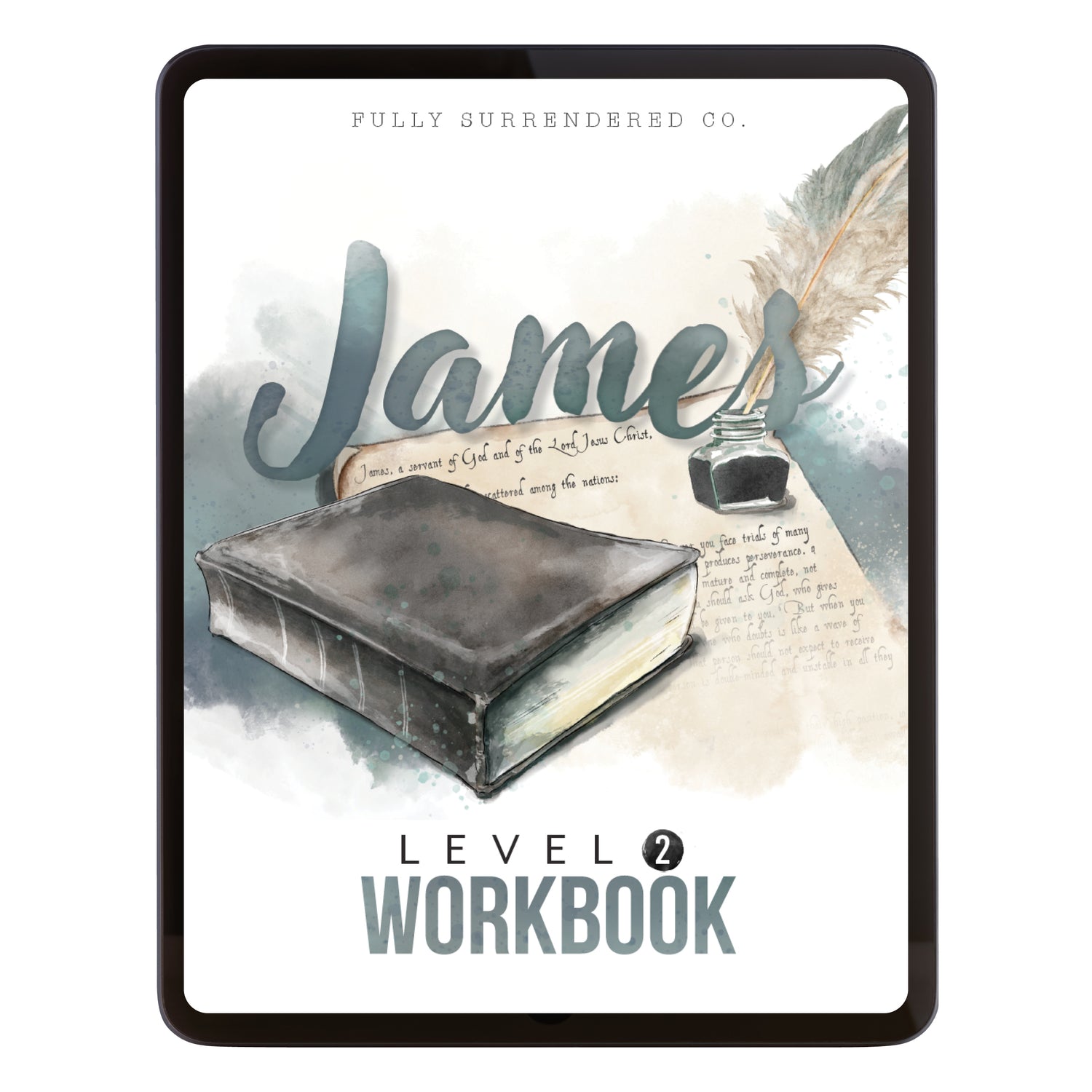 Book of James Homeschool Unit Study Digital Level 2 Student Workbook 