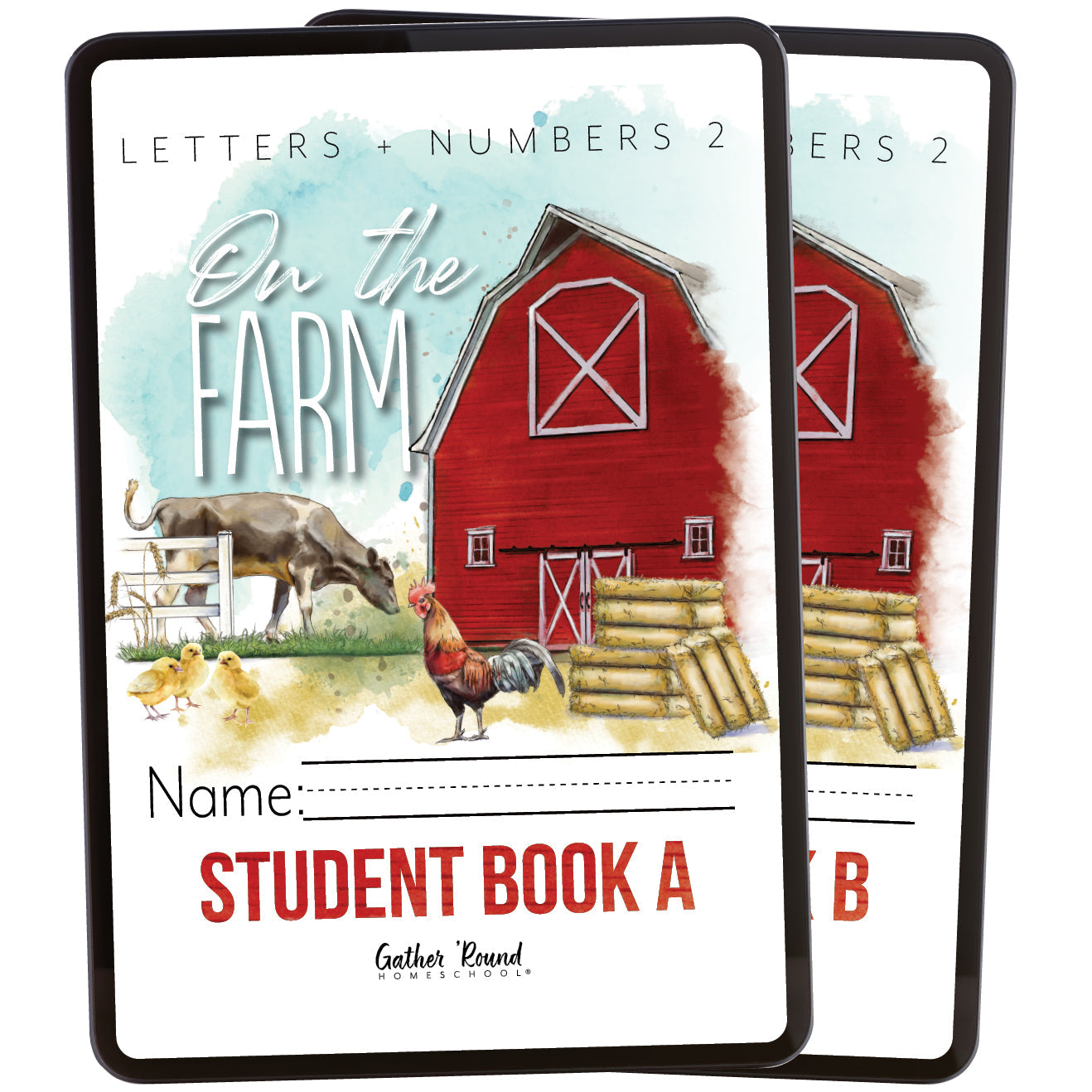 Letters + Numbers 2 On The Farm Digital Bundle Student Book A and Student Book B