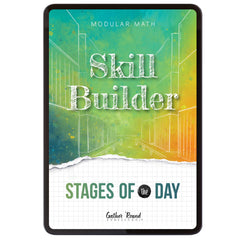 Measurement Step 2 modular math homeschool digital skill builder stages of the day