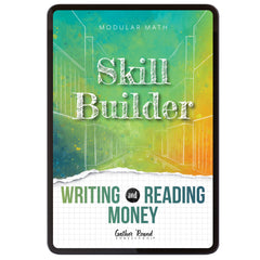 Money Modular Math step 2 digital skill builder writing and reading money