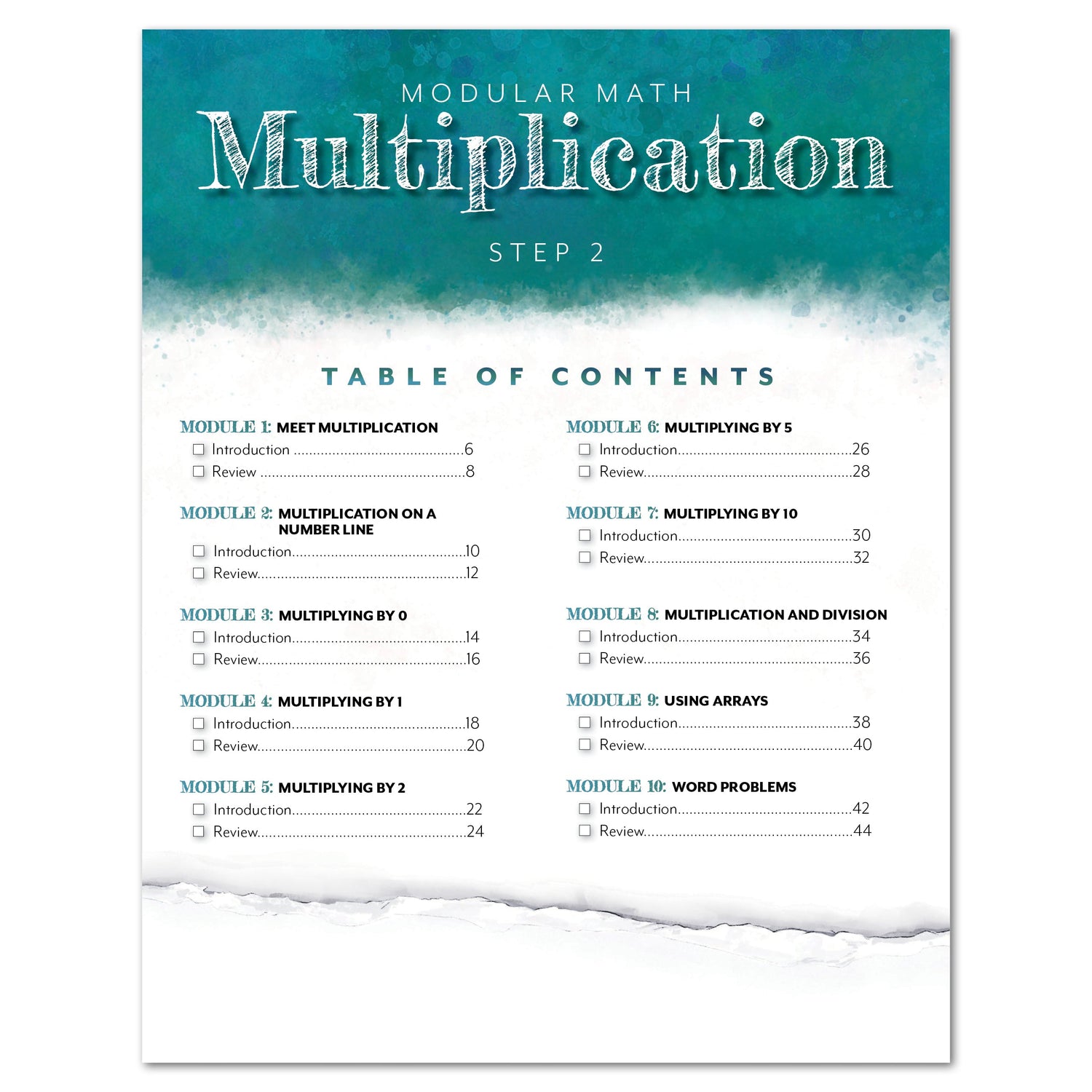 Modular Math: Multiplication (Digital)