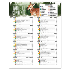 North American Forest Animals homeschool unit study digital student workbook  upper elementary table of contents part one 