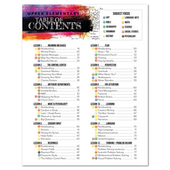 Psychology homeschool unit study digital table of contents upper elementary