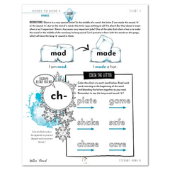 Ready to Read 3 At Ice + Snow Homeschool Unit Study Digital Student Book A Lesson 1 Phonics Silent E