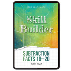 Subtraction Modular Math Step 2 digital skill builder subtraction facts 16-20