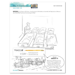 US History 5: A New Era: 1946-1975 Homeschool Unit Study Digital Pre-Reader Student Book Lesson 1 Notebooking