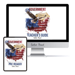 US Government Homeschool Study Unit Digital Bundle Teacher's Guide and Pre-Reader Student Book