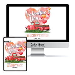 Valentine's Day Homeschool Unit Study Digital Download Bundle Teacher's Guide and Level 1 Student Pack